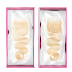 613 Blonde Body Wavy Closure