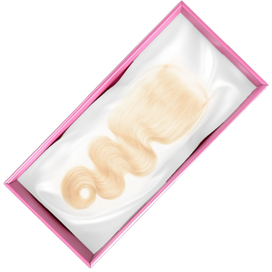 613 Blonde Body Wavy Closure