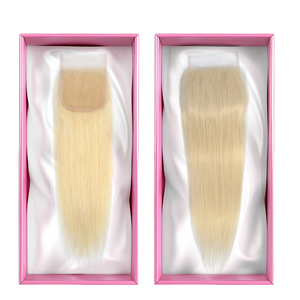 613 Blonde Straight Closure